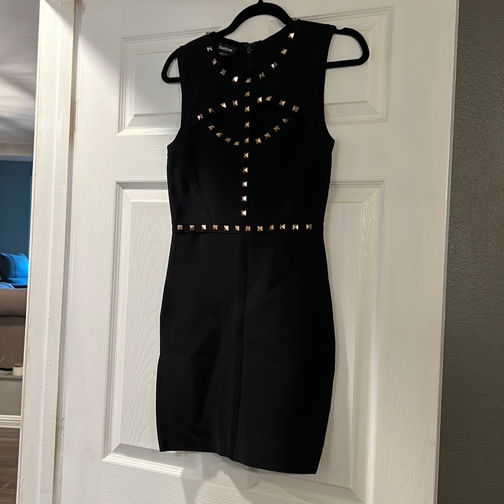 Bebe black mini dress size S